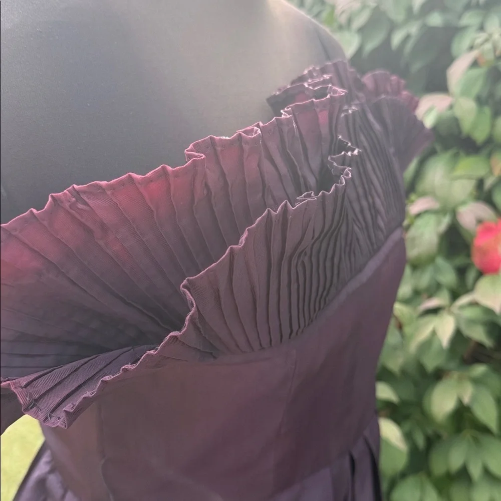Vintage 1960’s Dorothy Bullitt Deep Purple/ Burgundy Taffeta Gown